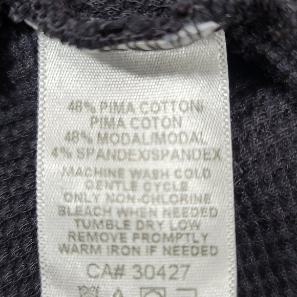 Splendid Thermal Wrap Black Cardigan - Picture 15 of 16